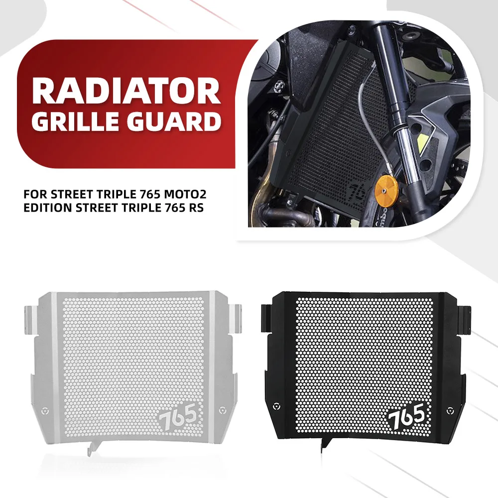 

2023-2024-2025 For Street Triple 765 MOTO2 Edition Street Triple 765 RS 2021 Radiator Guard Grille Cover StreetTriple Protector