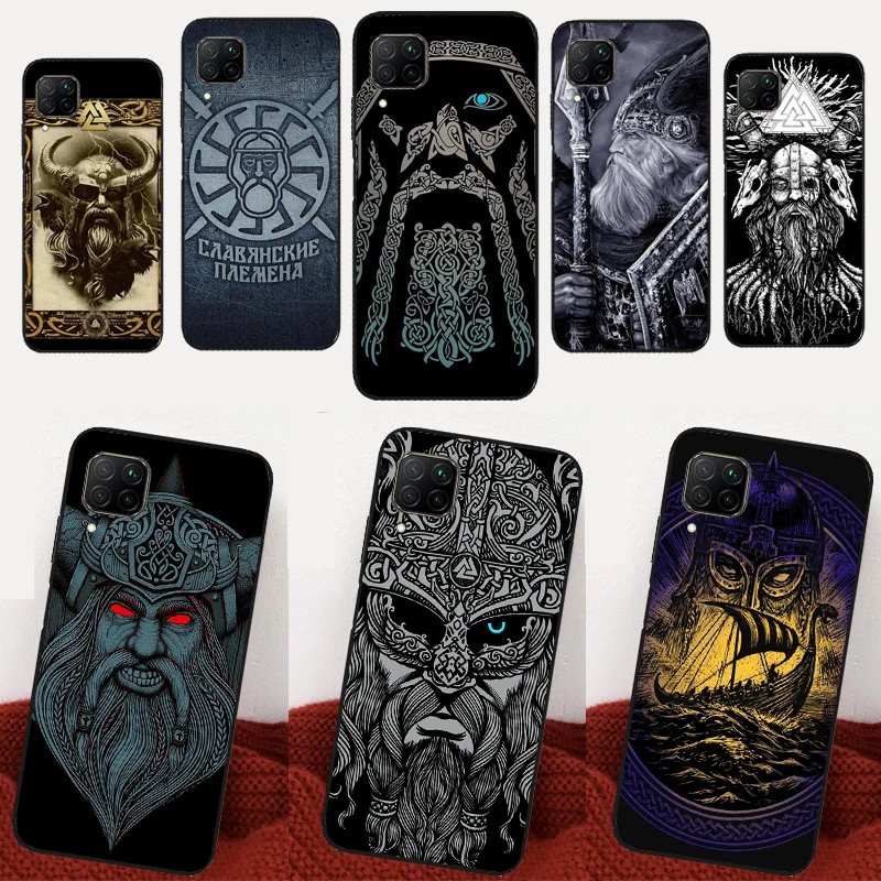 Odin Slavic Gods For Huawei Nova Y90 Y60 Y61 5T 9 10 SE 3i 7i 8i 11i P Smart P20 P30 P60 Pro P40 Lite Case