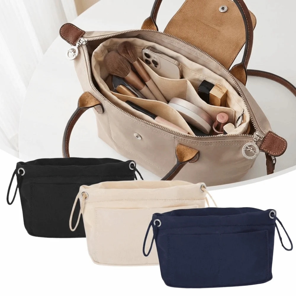 High Quality Simple Style Women's Handbag Multifunctional Multiple Compartments Inner Bag Lightweight Insert Bag Women's Use