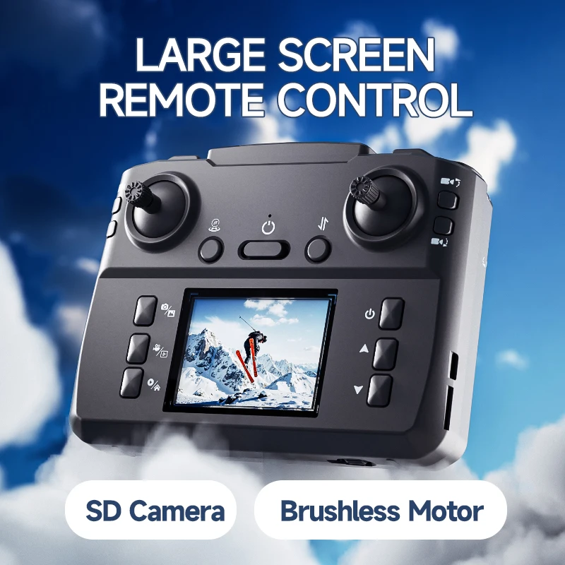 New M2 RC Drone Aircraft HD Dual Cameras Intelligent Obstacle Avoidance Brushless Motor and Optical Flow Positioning Quadcopter