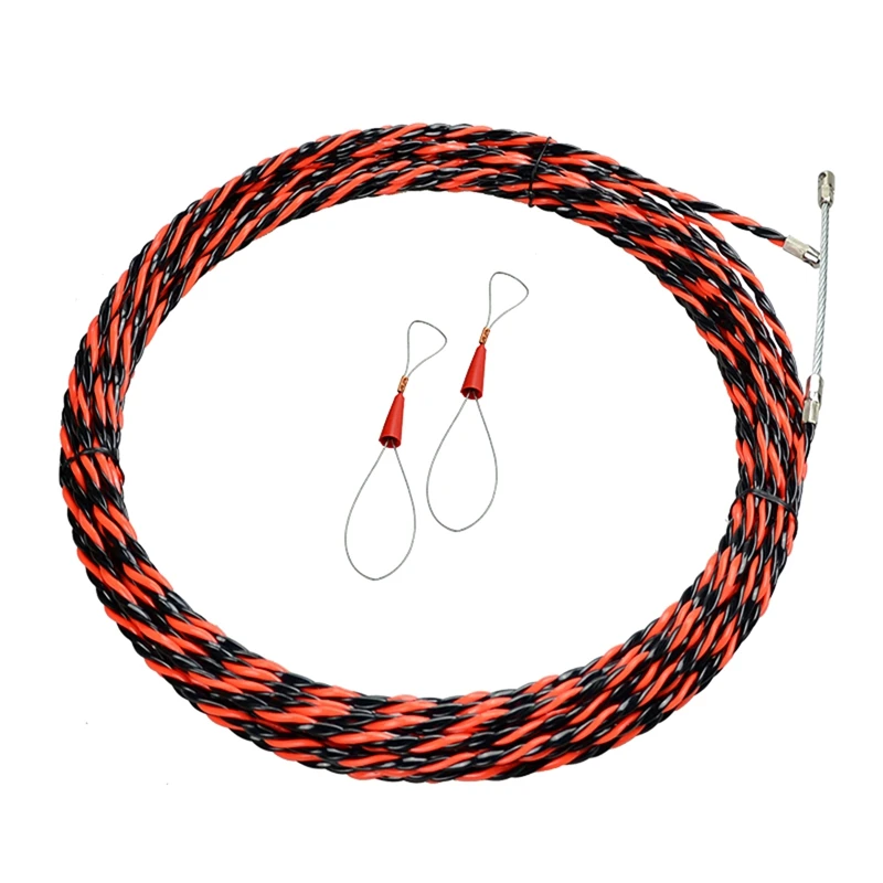 Electrician Threader Set Lead Tool Cable Lead Tool 20M Cable Wire Guide 3-Strand Wall Threader Cable Stringer