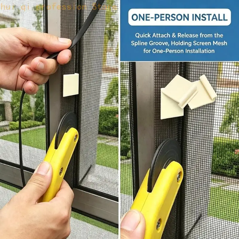 Starke Befestigungsclips für Sichtschutzgitter, 20 Stück, für Pavillon, Garage, Fensterrahmen H8WE – Detail 6