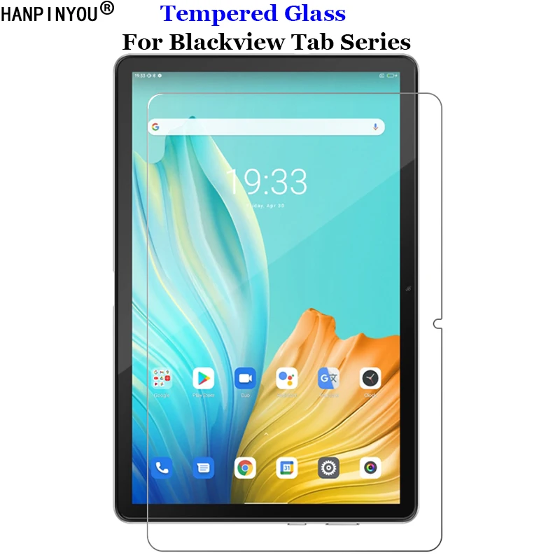 

For Blackview Tab 16 15 13 7 12 11 SE 10 Pro 8 9 8E Clear Tempered Glass 9H 2.5D Premium Front Screen Protector Film