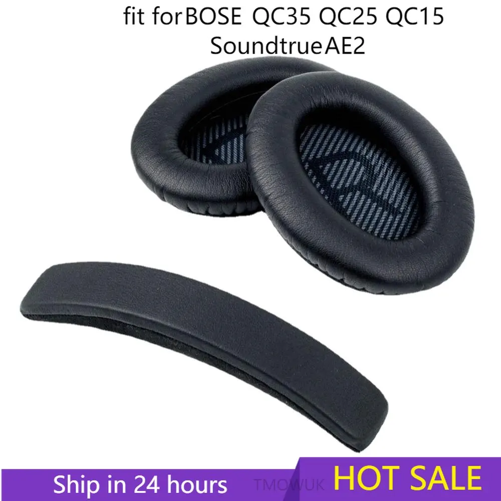 Bose QuietComfort QC 2 15 25 35 이어 쿠션 QC2 QC15 QC25 QC35 SoundTrue 헤드폰용 교체용 이어 패드 이어패드 헤드밴드