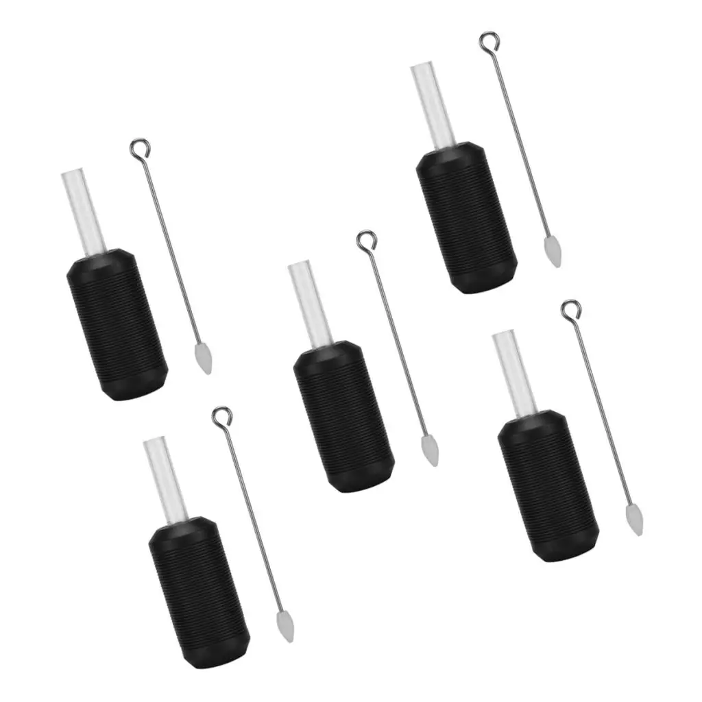 

5x Cartridge Grip with 5 Pcs Needle Bar Machine Supply Black