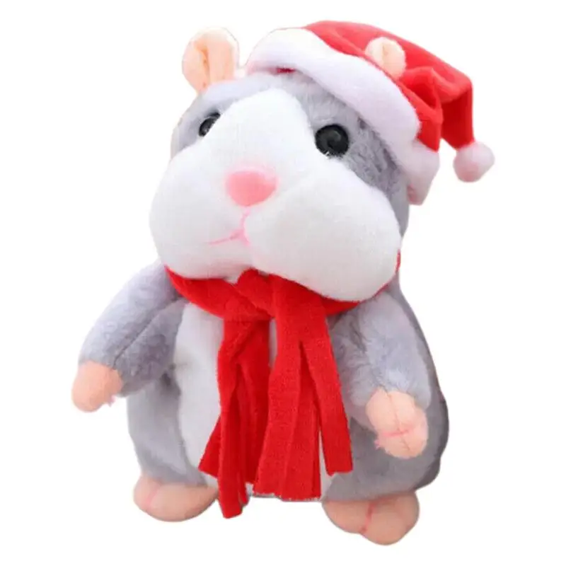 Talking Hamster Recording Voles Plush Animal talking doll Sound Gift Toys For kids Girls talking Hamster Repeats What You Say