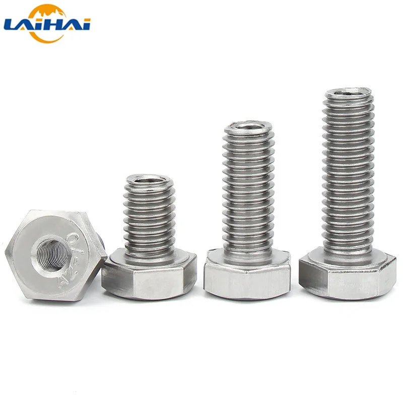 M4 M5 M6 M8 M10 M12 M14 M16 M20 304 Stainless Steel Outer Hexagon Hollow Screw Hollow Bolt Mask Machine Through Hole Screw