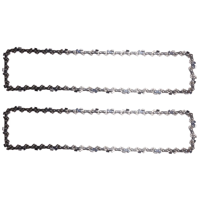 

Pack Of 2 Saw Chains 3/8 Inch 1.3 Mm 57TG 40 Cm (16 Inch) Replacement Chain For Various Chainsaws, Electric Chainsaws