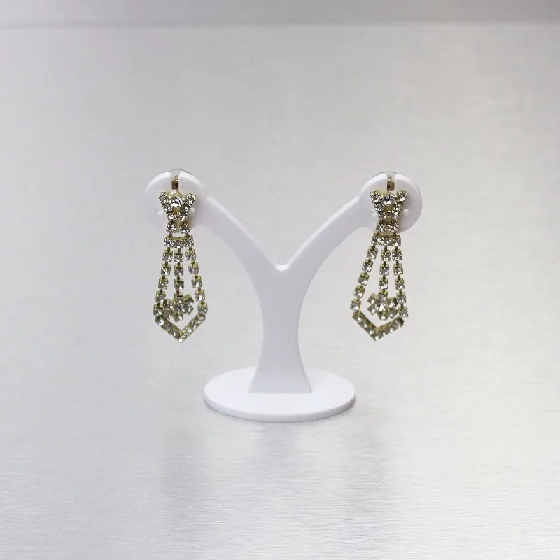 

3pcs x Acrylic Minimalist Earring Display Stand Y-shaped Earrings Stand Organizer Jewelry Prop Prop Case Holder