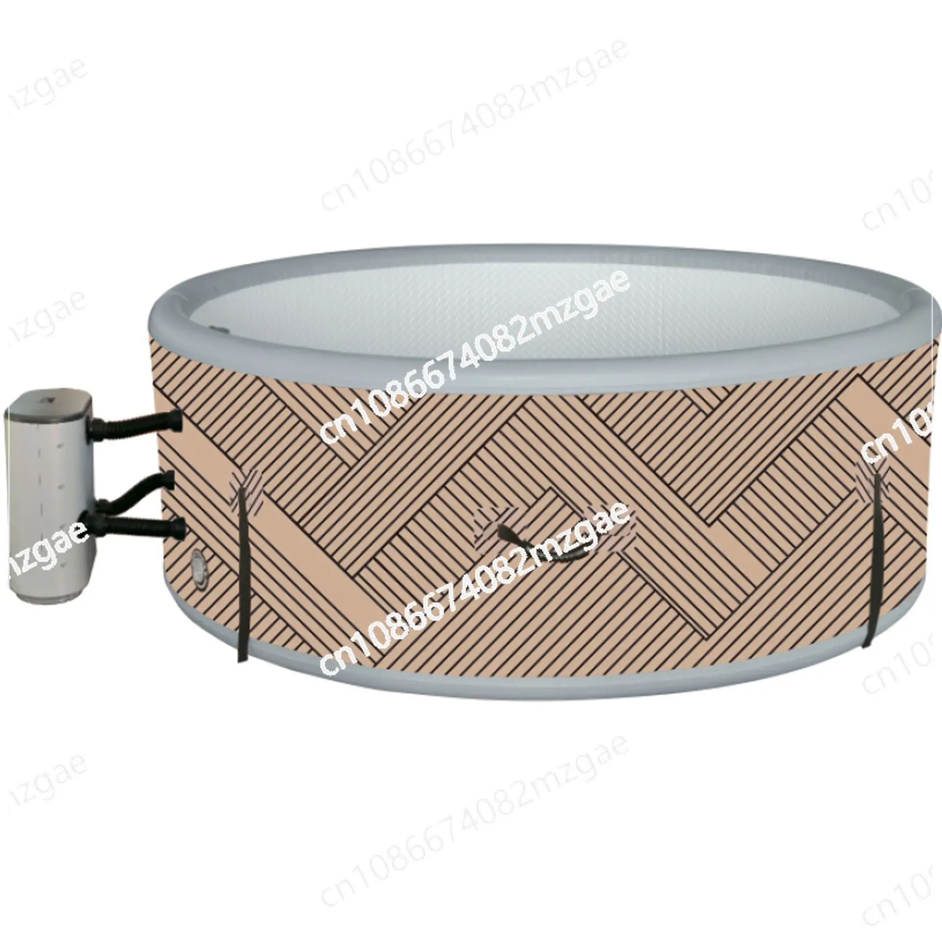 

Thermostatic Jacuzzi and Inflatable SPA for Outdoor Home Wellness, Sauna Swimming System with Relaxation Design