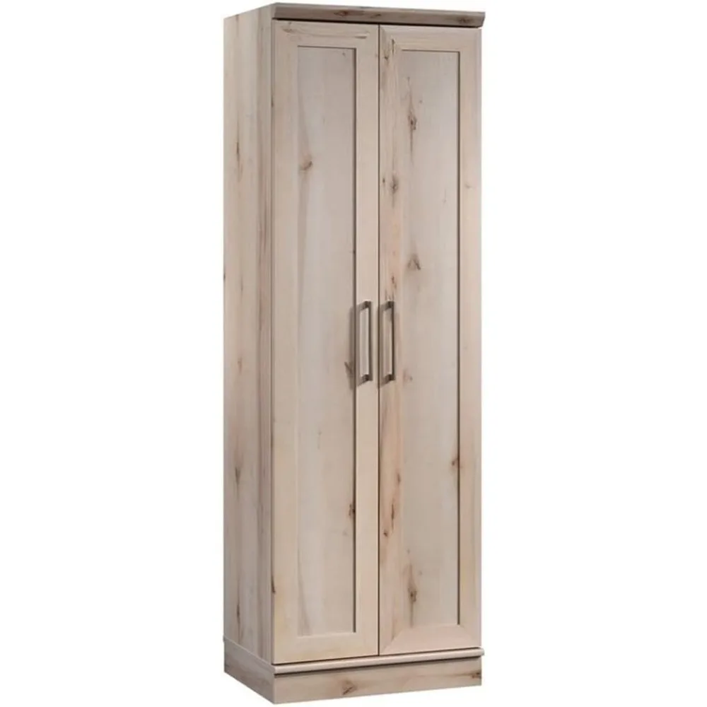 HomePlus Two Door Storage Cabinet/Pantry Cabinet, Pacific Maple Finish