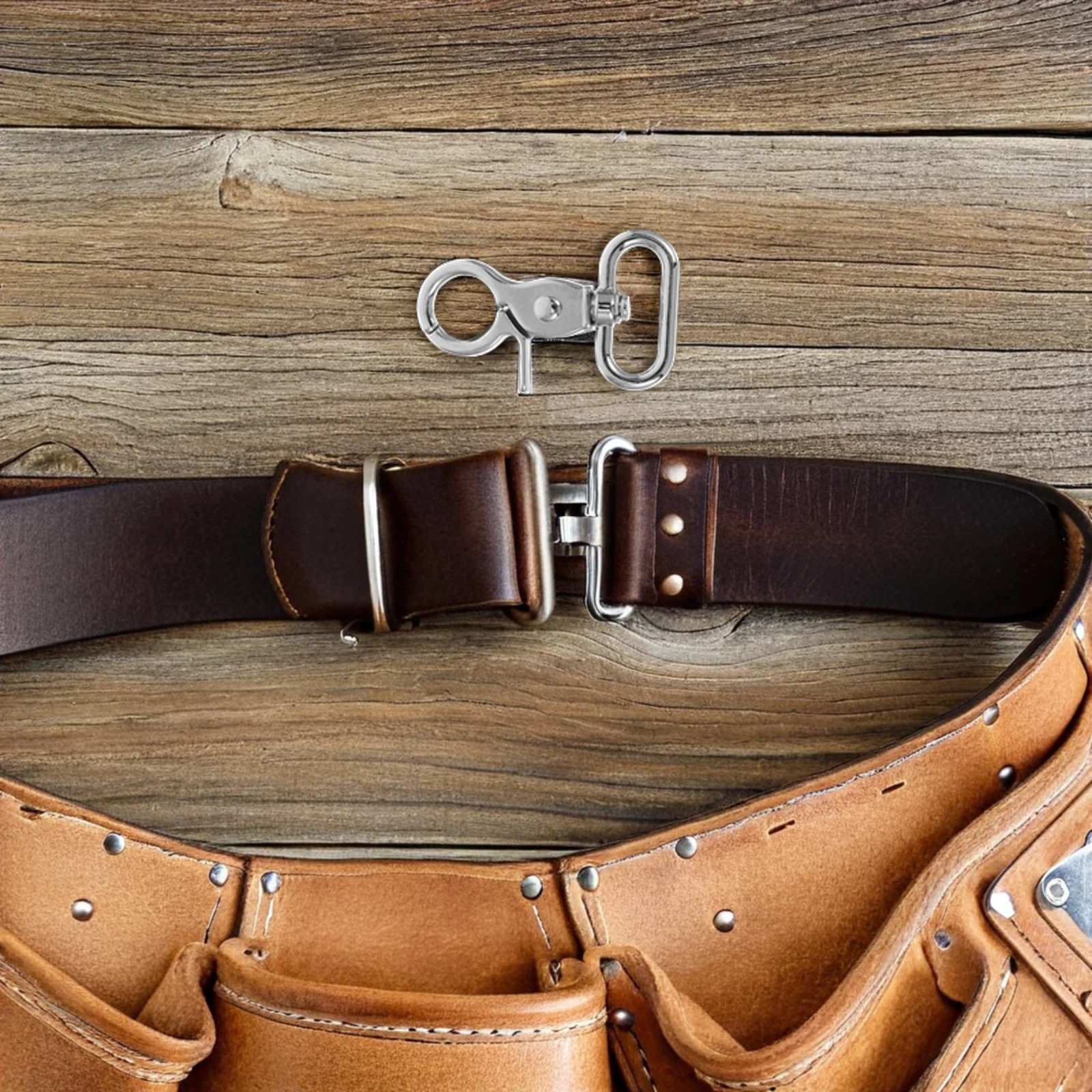 

4 Pcs Dog Buckle Shoulder Strap Harness Metal Buckles Button Silver Zinc Alloy Collar