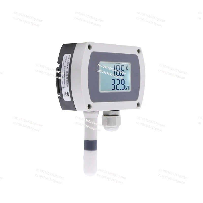 

CWS19 Wall-mounted Temperature and Humidity Transmitter 485 LCD Display 4-20 Temperature and Humidity Sensor Rail Installation