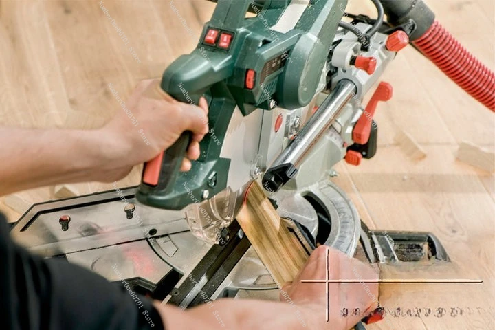 Precision Circular Saw Cutting Machine Speed Regulation Push-pull Saw Miter Saw for Woodworking Decoration