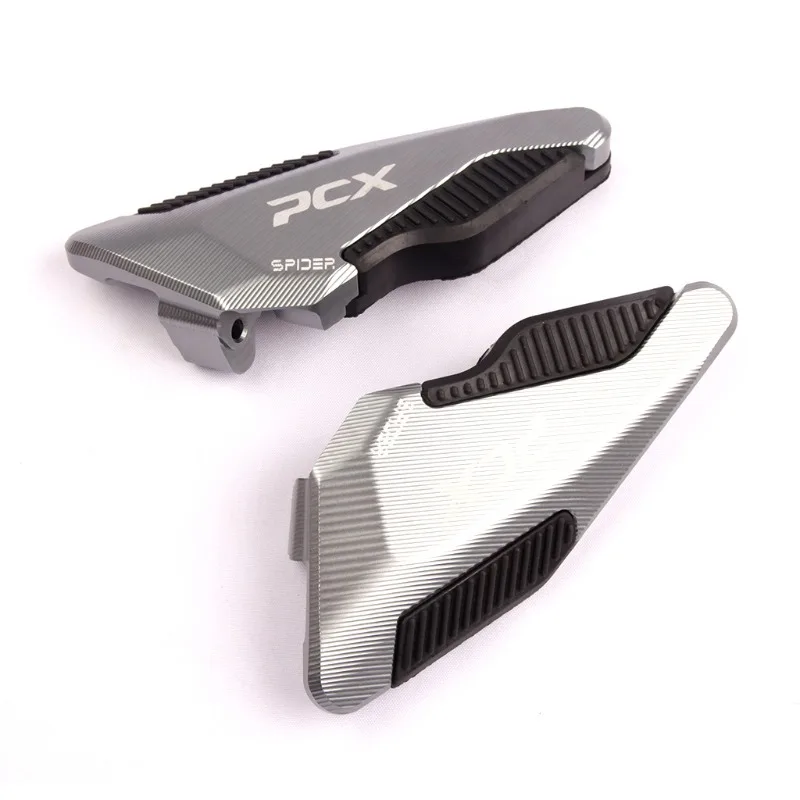 

For HONDA PCX 125 160 2018 2019 2020 2021 Motorcycle CNC Rear Passenger Footrest Step Motorcycle Pedals Foot Pegs PCX160 2021