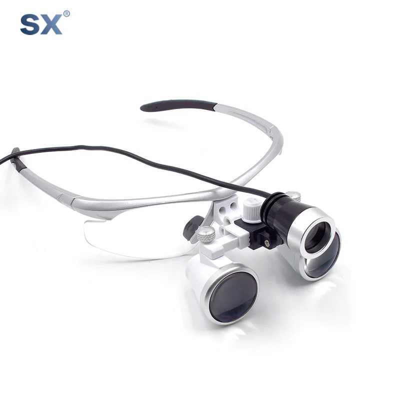 

Dental Loupes 2.5/3.5X Spectacle Binocular Magnifying Glass for Dental Dentistry Technical Laboratory Medical Magnifier Tools