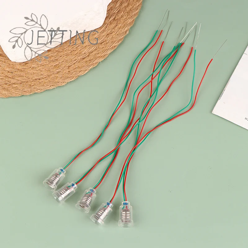 Hot 5Pc E10 Lamp Holder With Wire Small Lampholder E10 Base Experiment Teaching Instrument Base E10 Lampholder Adapter