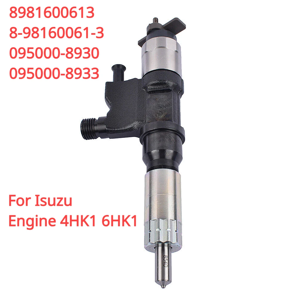 

095000-8930 / 095000-8933 New Diesel Fuel Injector Assy 8981600613 / 8-98160061-3 for Isuzu Engine 4HK1 6HK1