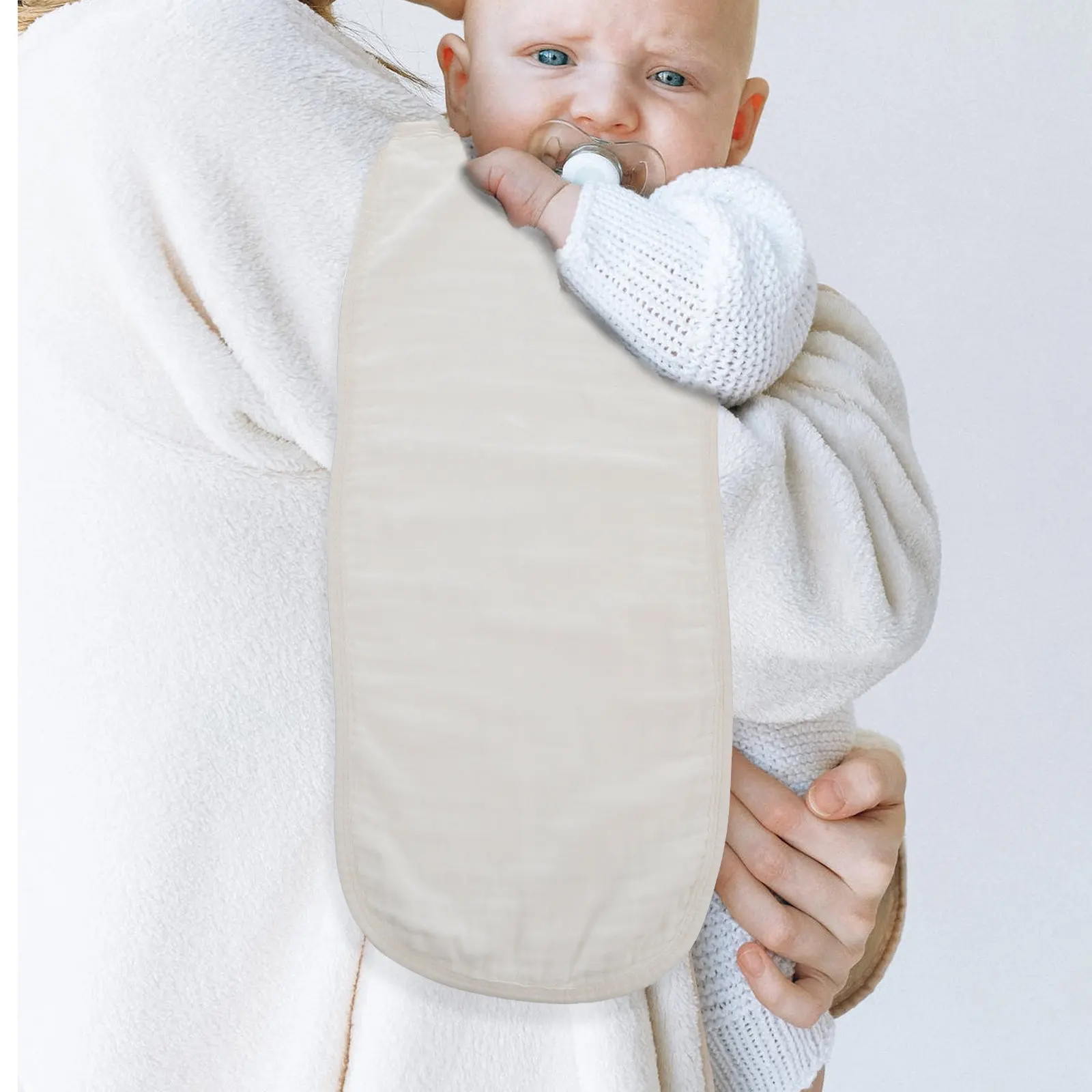 

3Pcs Baby Burp Cloths Soft Absorbent Newborn Burping Rags Toddler Saliva Towels Infant Washcloths Gentle Skin Care
