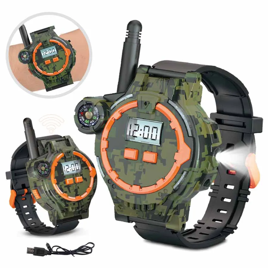 Kids Watch Walkie Talkie Toys Parent-child Interaction Outdoor Indoor Remote Wireless Call Walkie Talkie USB Rechargeable Toys