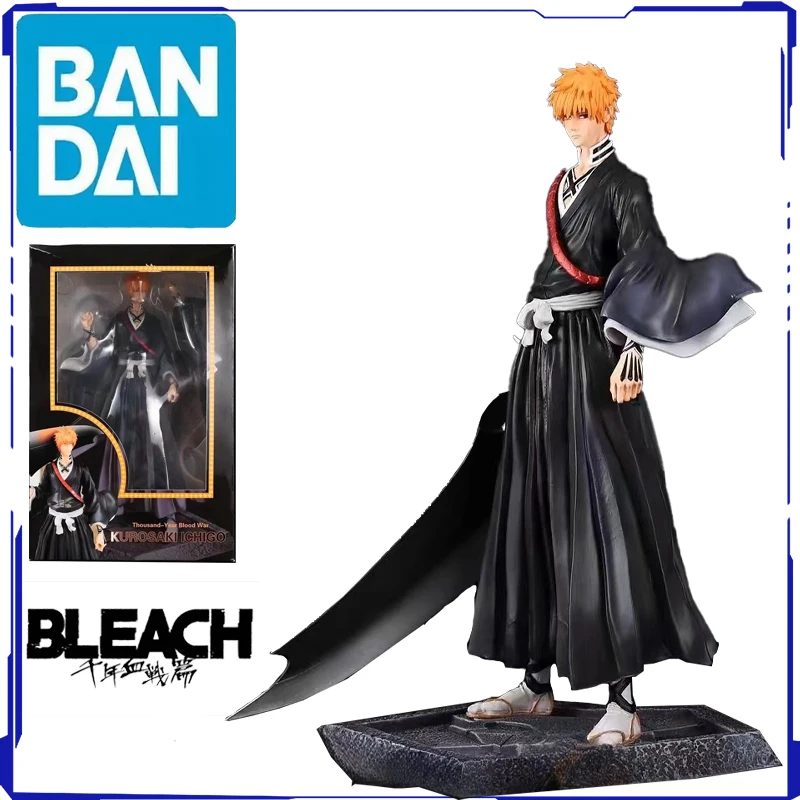 

Фигурка аниме в сборе 33 см отбеливатель Kurosaki Ichigo, фигурка, модель, украшение, мультяшная кукла, орнамент, коллекционная игрушка, подарки, подарок, Ins