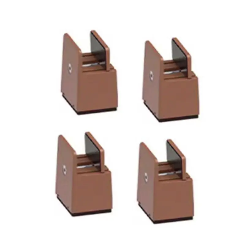 ABLQ 4PCS Adjustable Chair Feet Riser Screw Clamp 5Cm Heavy Duty Sofa Tables Bed Furniture Risers With Screw Clamp