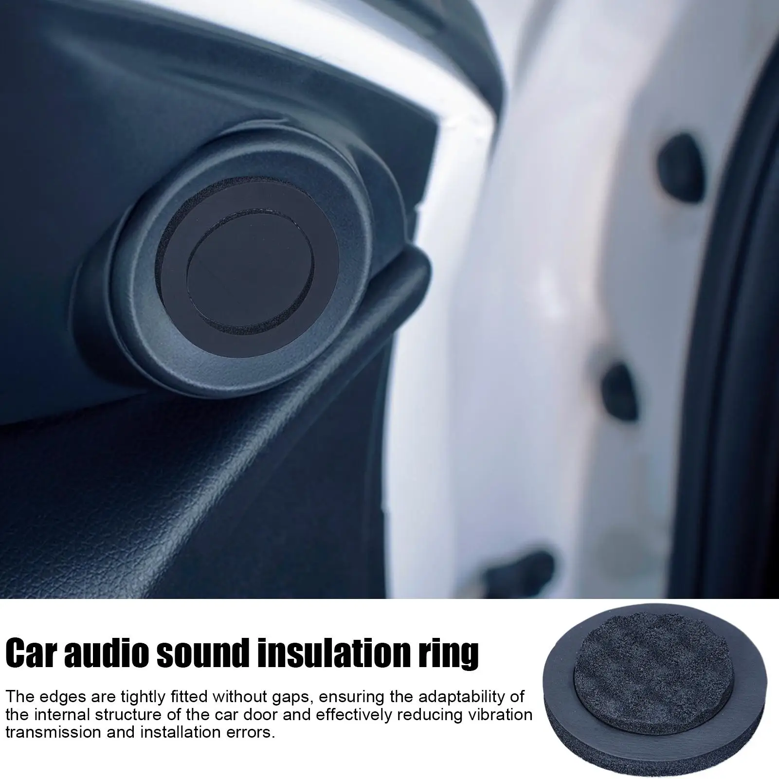 Car Bass Blocker Ring Speaker Enhancer Fast Rings Blocker Sound Enhancing Accessories Precision Audio Blocking Pad for Vehicle
