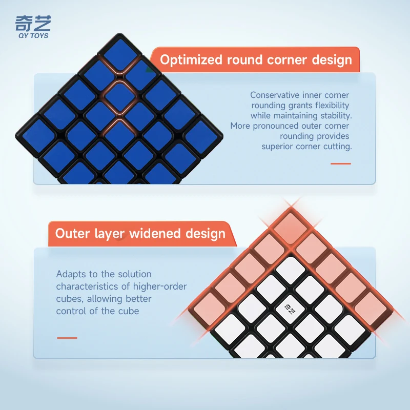 QiYi Speedcube 5x5x5 Qizheng W Magic Cube Professional 5x5 Speed Puzzle 5×5 Children's Toy Gift QY Original Cubo Magico for Game