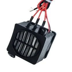 Tipo di conducibilità termostatica del riscaldatore d'aria PTC 1PC con ventola 60mm x 60mm 12V 24V elemento riscaldante cramico 70W 100W 120W 150W 250W 300W