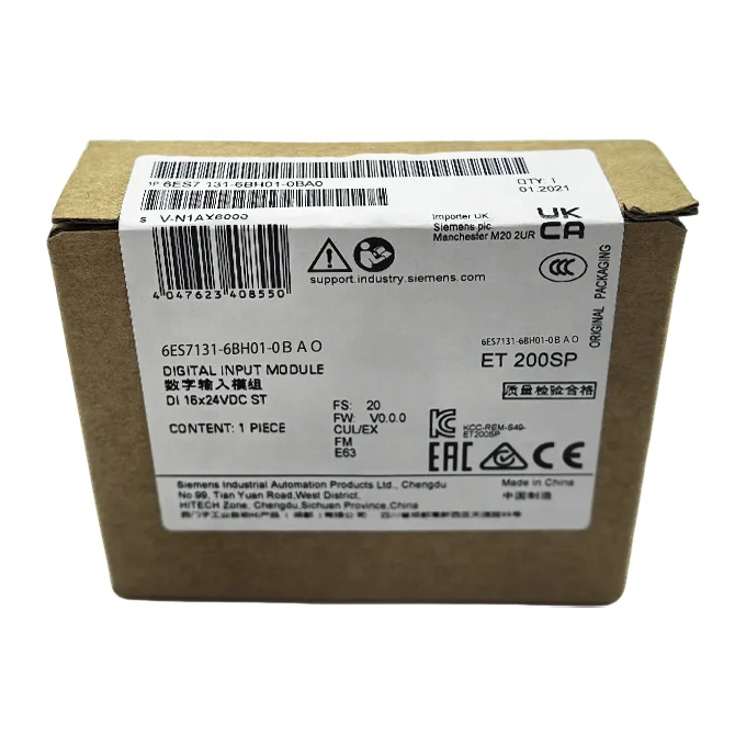 

New PLC 6ES7131-6BH01-08A0 24V DC MODBUS Automation Industrial Plc Pac and Dedicated Controllers New