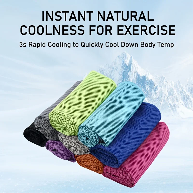 Microfiber Travel Running Gym Yoga Hiking Towels Sports Cooling Towels Ice silk towel Towels Sweat-absorbent Towel