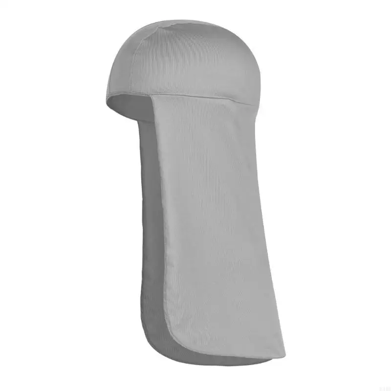 قبعة التبريد ظلة قبعة واسعة الحواف الرقبة درع الشمس واقية من الشمس الظل قبعة لخوذات السلامة القبعات الصلبة الرياضة والعتاد F3MD #1