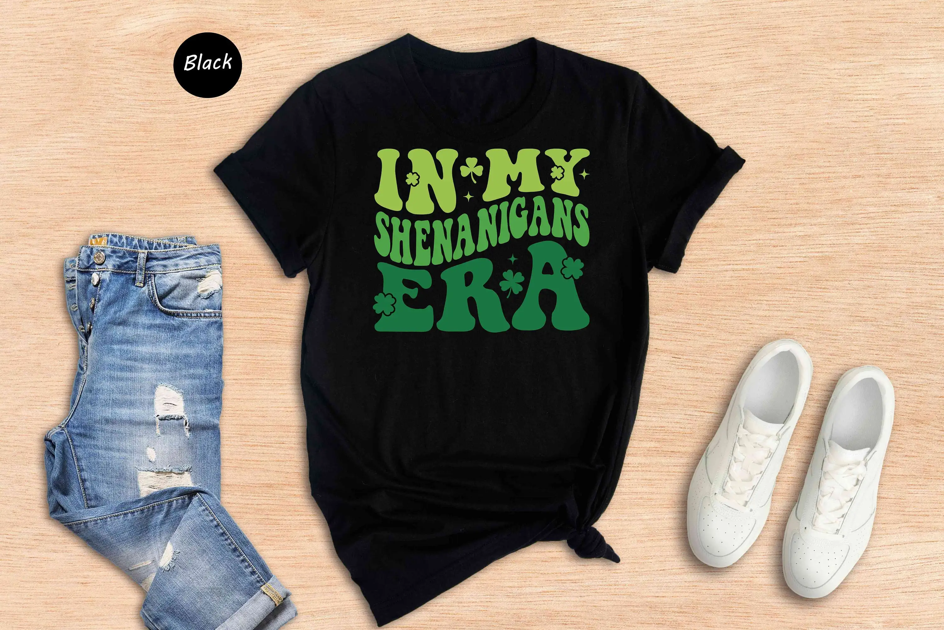 In My Shenanigans Era T Shirt Saint Patricks Day Lucky Music Lover S Irish