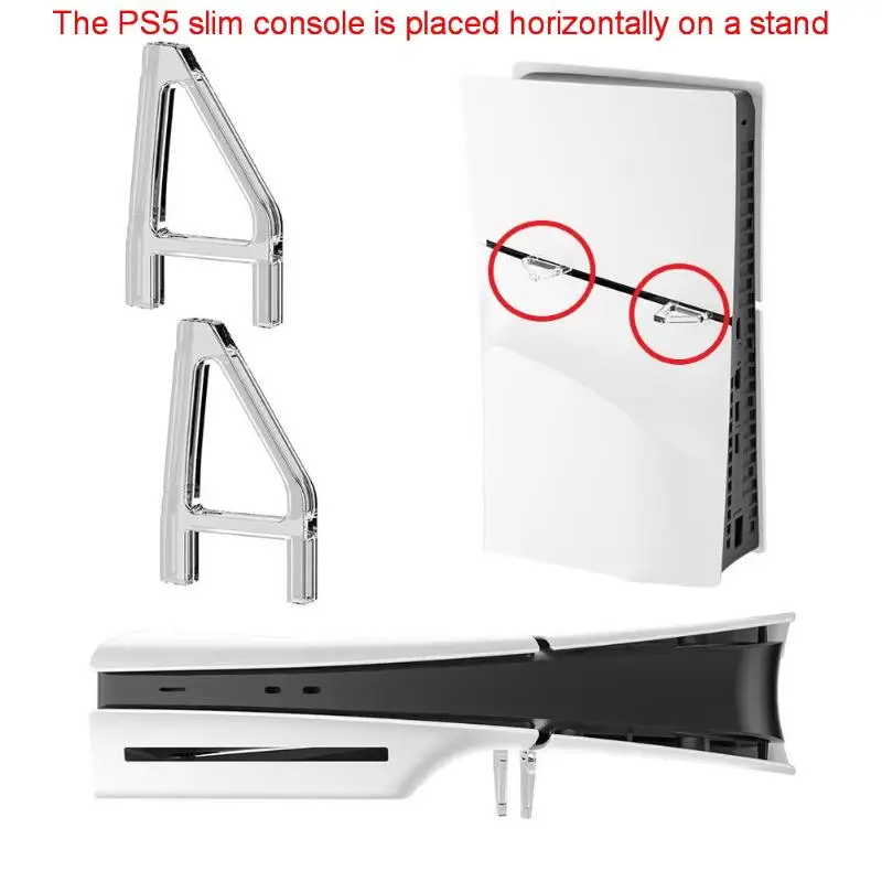 زوج واحد من حامل أفقي لملحقات حامل مضاد للانزلاق للإصدار الرقمي أو القرص #5