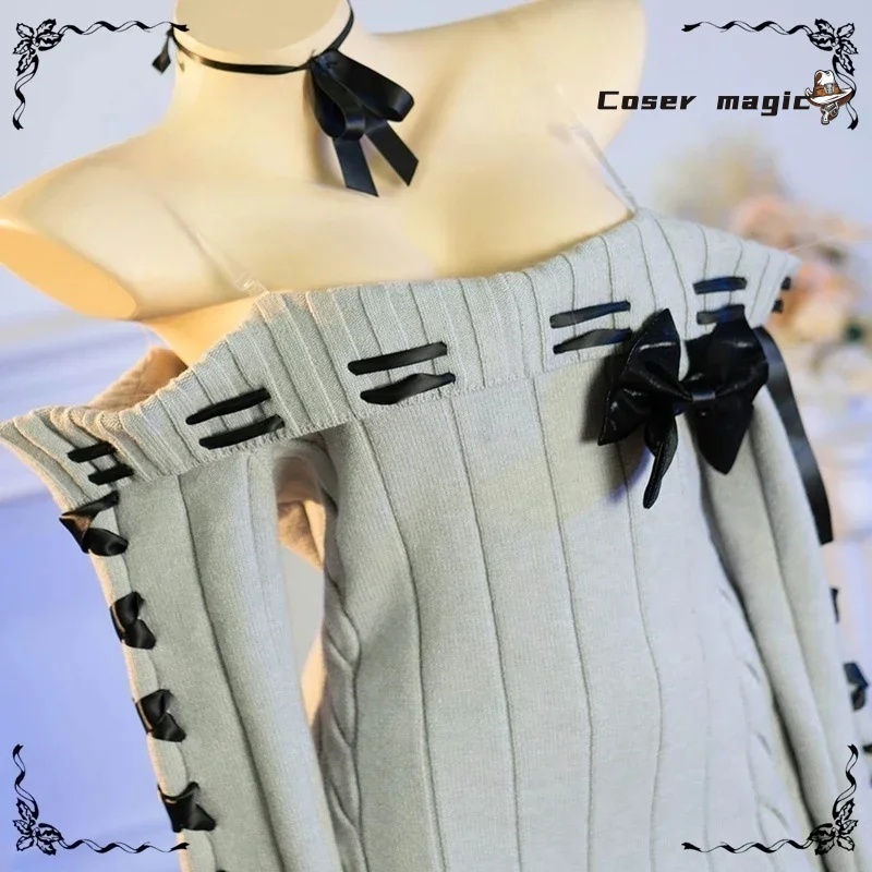 

Аниме N I K KE Русалочка сексуальный свитер косплей костюм костюм на Хэллоуин