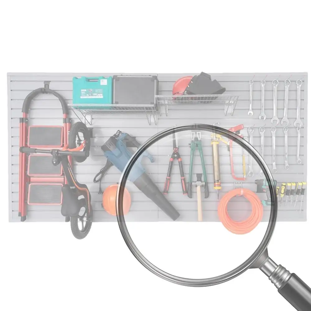 

Настенные панели с планкой 4x8 футов, настенные панели, настенный органайзер из перфорированной доски для хранения в гараже