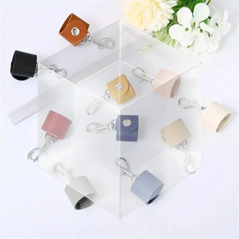 Fashion PU Leather Keychain Anti Lost Simple High Quality Creative Car Key Strap
