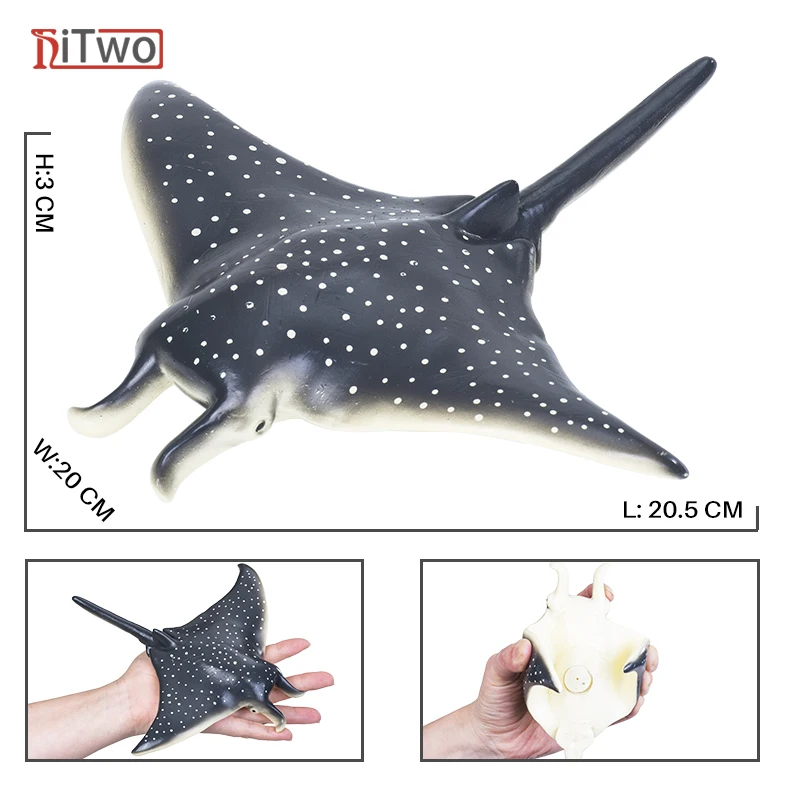 Big Size Soft Rubber Sea Life Simulation Action Figure Animal Model Toys for Children Kids Whale Figures Collection Educational