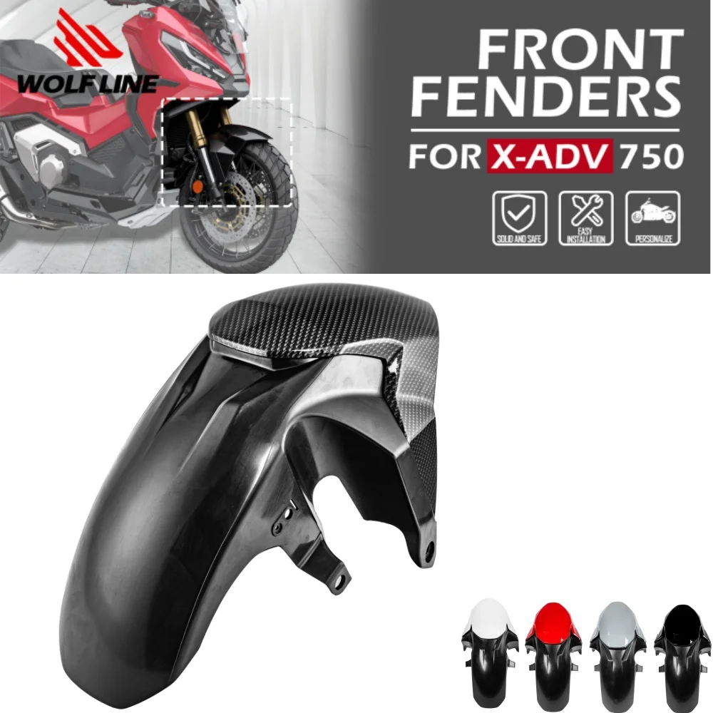 

Motorcycle Front Fender Cover Mudguard Extender Guard Part for Honda X-ADV 750 2017-2024 2019 2023 ABS Plastic Injection Molding