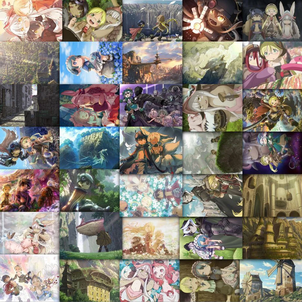 10/30/63pcs Made In Abyss Anime Stickers Kawaii Reg Riko Cartoon Sticker Laptop Scrapbooking Luggage Phone Cute Nanachi Decals