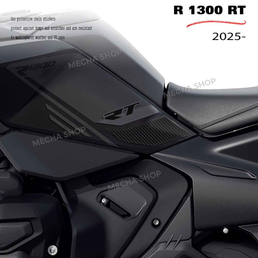 

Tank Pad Motorcycle Accessories Side Tank Pad Sticker Waterproof 3D Resin Decals For R1300RT R 1300 RT 2025