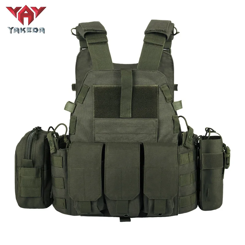 Imagem -02 - Yakeda-colete Tático Multifuncional Uniforme de Treinamento ao ar Livre Respirável e Resistente ao Desgaste Colete de Combate cs 6094 Combinação