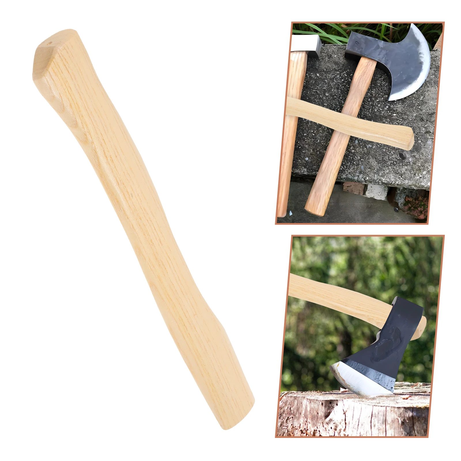 

1pcs Durable Hardwood Smooth Finish for Chopping Splitting Wood Axe Handle Replacement Long Axe Handle Grip Hand Tool