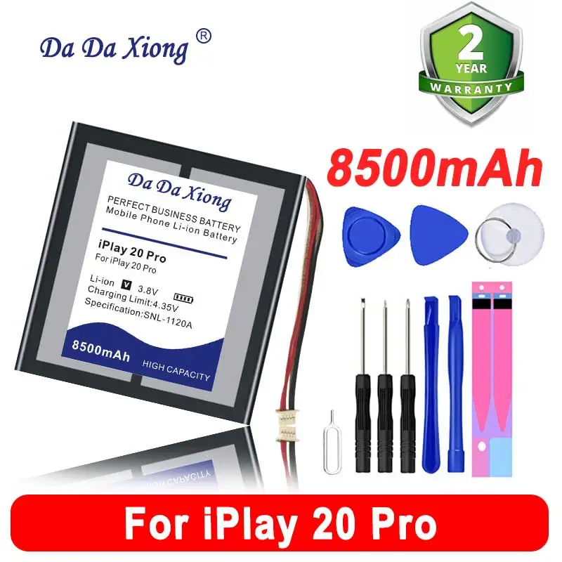 

DaDaXiong 8500mAh 3.8V Battery Kit Pack For CUBE ALLDOCUBE iPlay 20 Pro / iPlay 20 Tablet PC Bateria