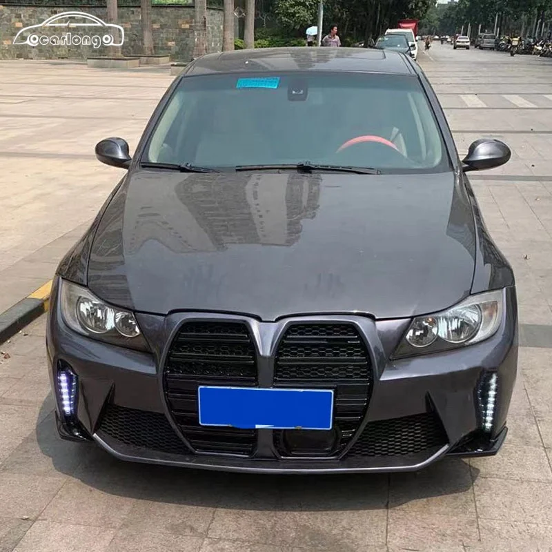 مصد السيارة لسيارات BMW 3 Series E90 320 325 2005-2012 ترقية M3 نمط المصد الأمامي مصبغة طقم الجسم الجمعية ملحقات السيارات الخارجية