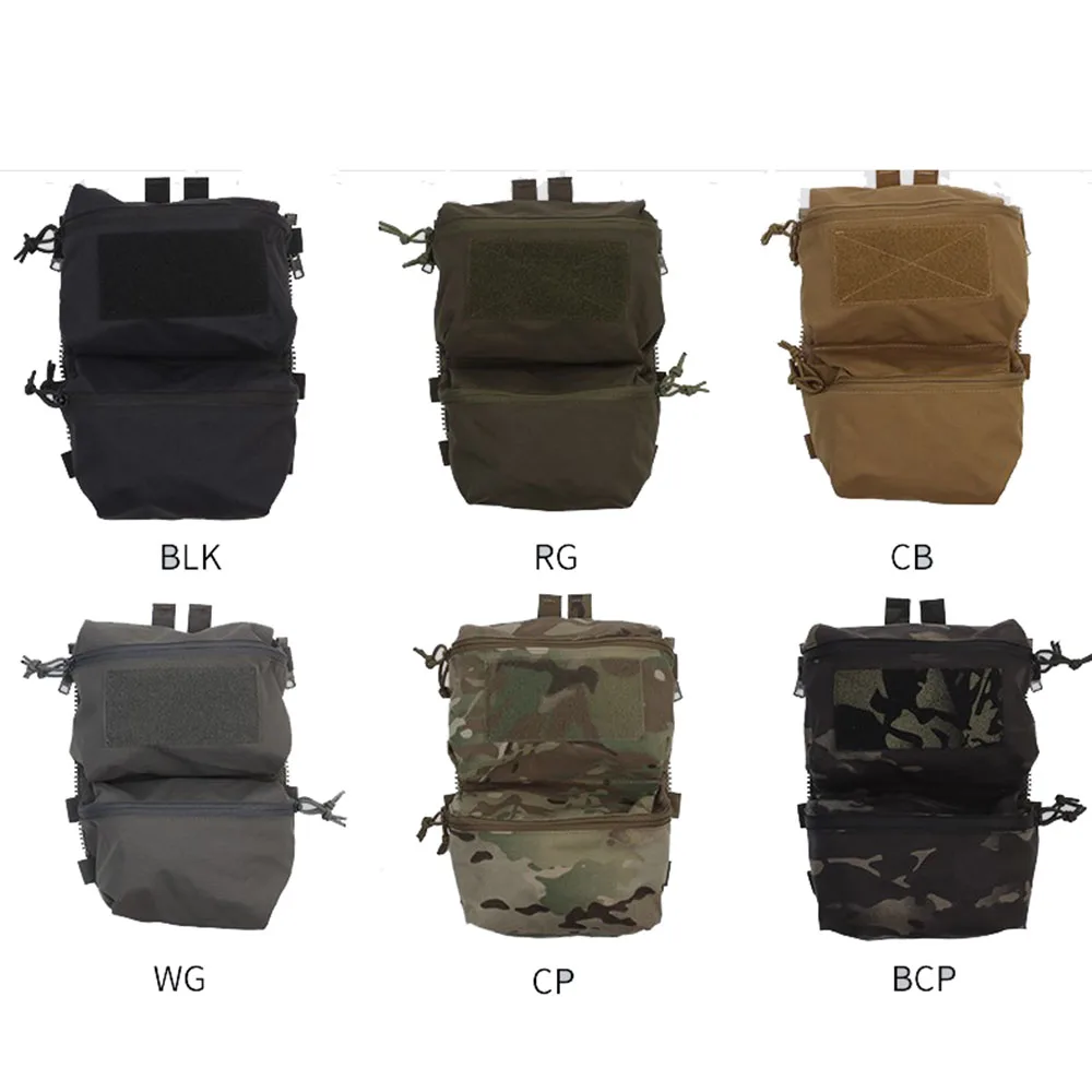 Taktische FCPC V5 Plattenträger-Rückentasche mit Doppelteilen, Mehrzwecktaschen, Westen-Zubehör, Kleinteile-Beutel – Detail 2