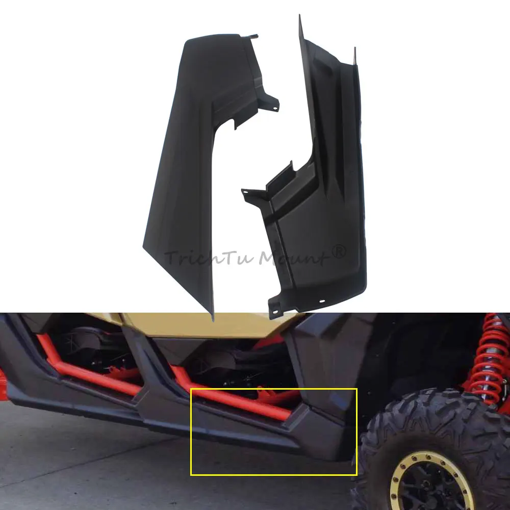 Fits For Can-Am Maverick X3 Max Turbo R 4 Seaters 2017-2023 UTV Front Left & Right Central Lateral Panels #705009513 #705009514