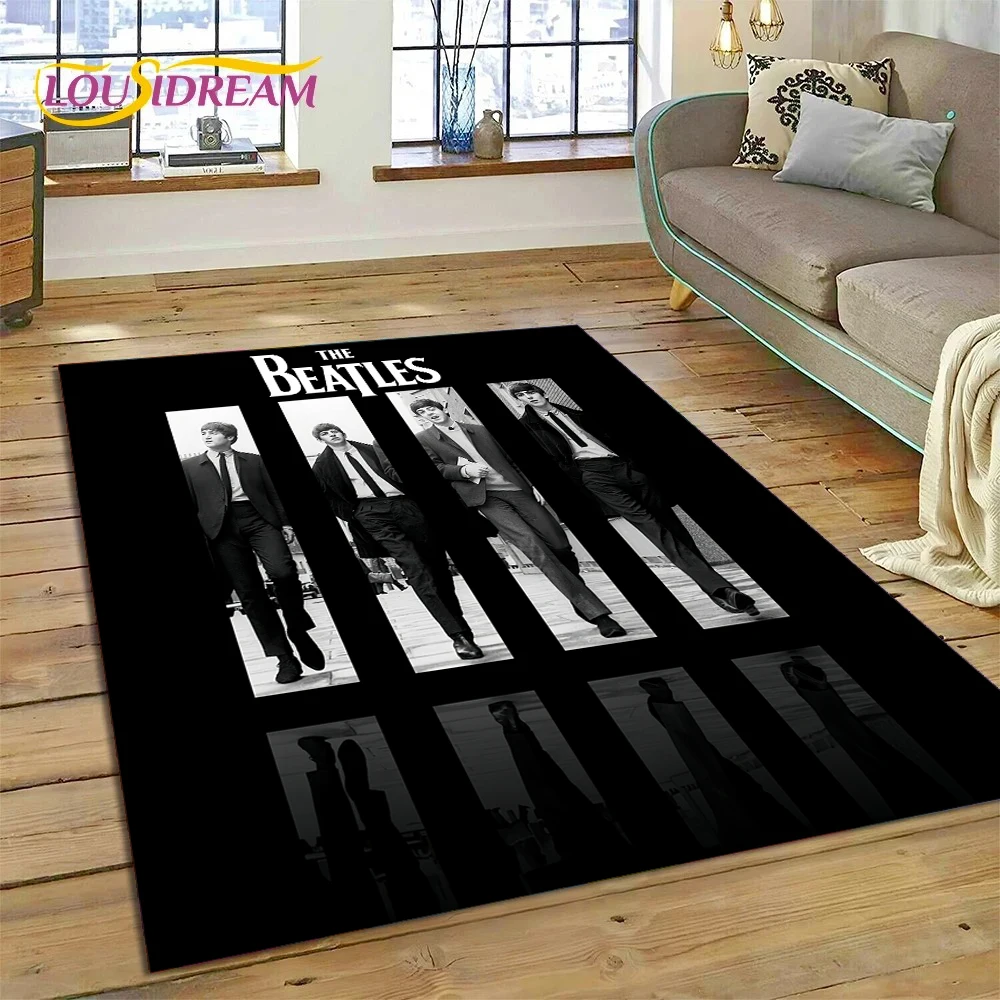 3D Classic B-Beatless Music Rug Carpet for Living Room Bedroom Decor,kids Play Non-slip Decoration for Sofa Doormat Gift