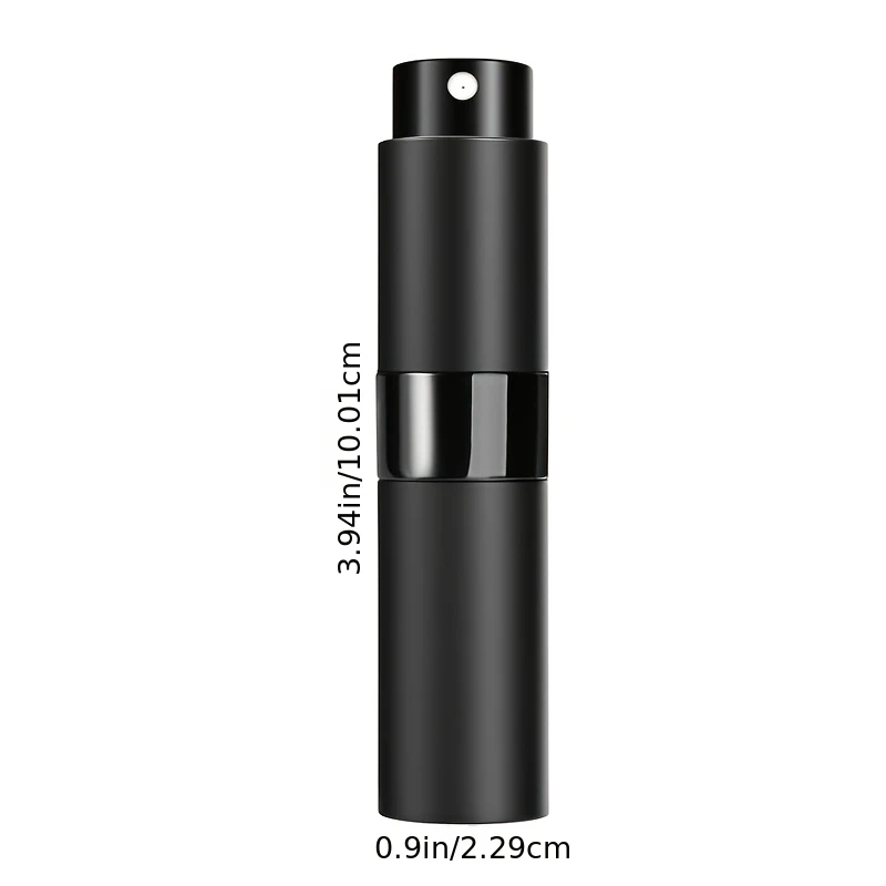 Nachfüllbare Parfüm-Reisesprühflaschen 8ml (3er-Pack) 3 Sprühköpfe - Leere Kölnischwasser-Sprühflaschen, tragbare auslaufsichere Sprühgeräte, geeignet für Reisen (Schwarz) – Detail 7