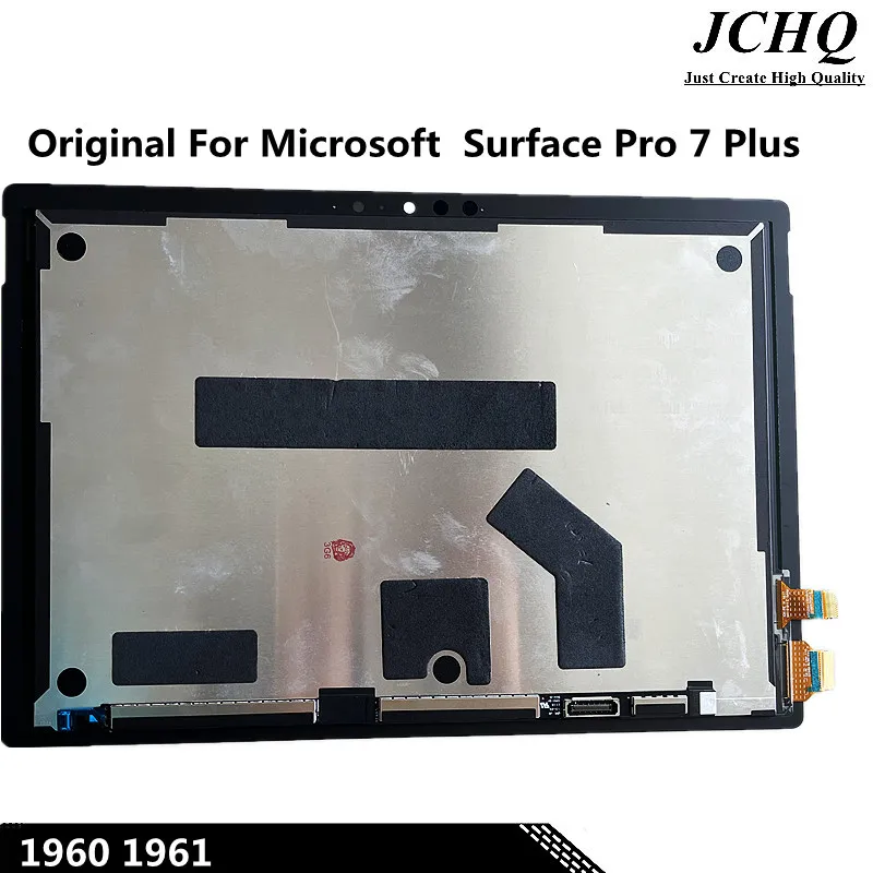 JCHQ-Écran Tactile LCD Original de 12.3 Pouces, Câble Flexible pour Microsoft Surface Pro 7 Plus 1960 1961